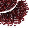 Picasso Spray Painted Glass Seed Beads SEED-T006-04-34-3