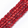Synthetic Coral Beads Strands X-CORA-T009-14-1