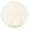 Wooden Blank Plates Set DIY-WH0016-65-1