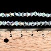 Faceted Bicone Electroplate Glass Beads Strands EGLA-P016-4mm-AB02-5