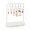 Plastic Doll Garment Rack & Clothes Hanger Sets ODIS-WH0038-05-1