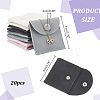 Nbeads 20Pcs 4 Colors Square Velvet Jewelry Bags TP-NB0001-56-2