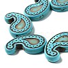 Synthetic Turquoise Dyed Beads Strands G-A218-01B-4