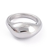 Tarnish Resistant Unisex 304 Stainless Steel Finger Rings RJEW-K233-11B-P-1