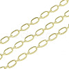 Rack Plating Brass Link Chains AJEW-Q150-06G-03-1