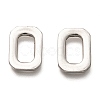 Non-Tarnish 201 Stainless Steel Linking Rings STAS-Z031-11P-1