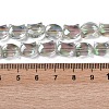 Electroplate Glass Beads Strands EGLA-Q128-06A-FR03-4