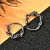 Snake 316 Surgical Stainless Steel Hoop Earrings EJEW-G416-20AS-3