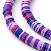 Handmade Polymer Clay Beads Strands CLAY-R089-6mm-T02B-28-6