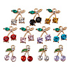 Alloy Rhinestone Pendants ALRI-TA0001-11-2