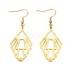 201 Stainless Steel Dangle Earrings STAS-S105-JN610-2-1