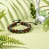 Synthetic Hematite Beads Bracelet for Men Women BJEW-JB06755-3