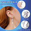 Unicraftale 50Pcs 304 Stainless Steel Clip-on Earrings Findings STAS-UN0041-08-5