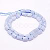 Natural Blue Lace Agate Beads Strands G-F509-63-2