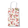 Christmas Theme Kraft Paper Gift Bags CARB-L009-A02-5