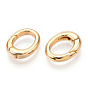 Brass Spring Gate Rings KK-N254-17G-2