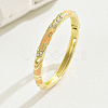 Fashionable Casual Retro Alloy Rhinestone Bangles with Enamel for Women QT6970-2-1