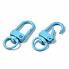 Spray Painted Eco-Friendly Alloy Swivel Snap Hooks Clasps PALLOY-YW0001-26-NR-5