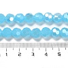 Imitation Jade Glass Beads Stands EGLA-A035-J8mm-B04-5