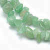 Natural Green Aventurine Beads Strands X-G-P332-09A-2