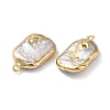 Natural Baroque Keshi Pearl Pendants PEAR-M012-01G-2