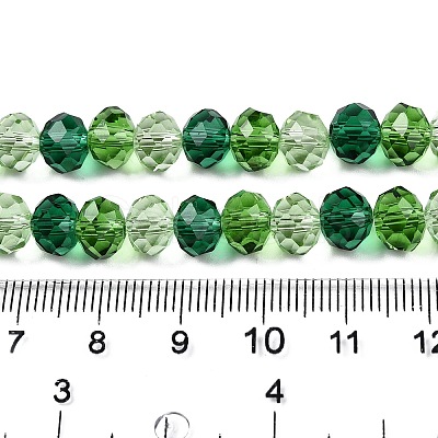 Transparent Glass Beads Strands GLAA-T023-09E-1