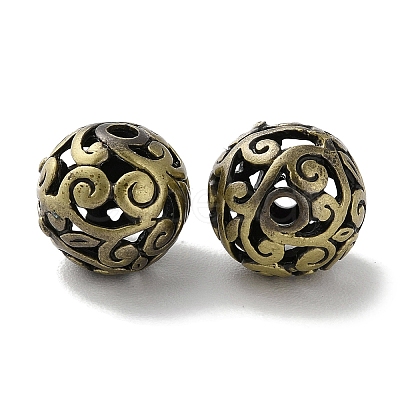 Tibetan Style Brass Beads KK-M284-54AB-1