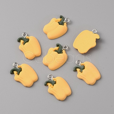 Opaque Resin Pendants FIND-CJC0003-43P-1