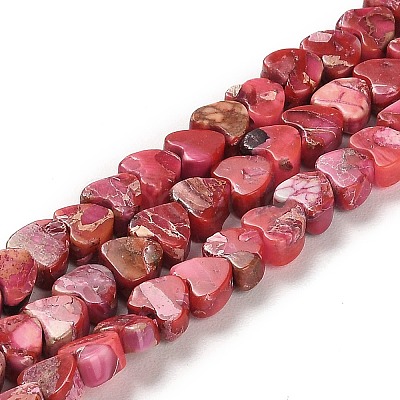 Synthetic Regalite/Imperial Jasper/Sea Sediment Jasper Beads Strands G-F765-D07-01-1