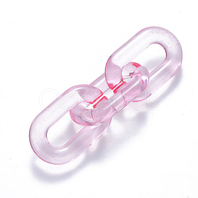 Transparent Acrylic Linking Rings OACR-S036-006A-J08-1