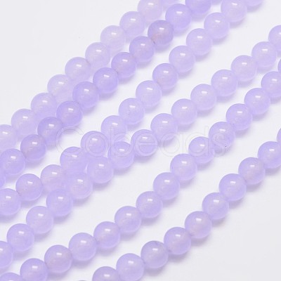 Natural & Dyed Malaysia Jade Bead Strands G-A146-6mm-A18-1