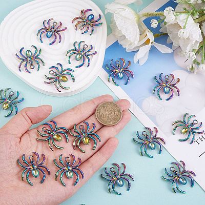 25Pcs Halloween Alloy Pendant Rhinestone Settings FIND-SZ0003-32-1