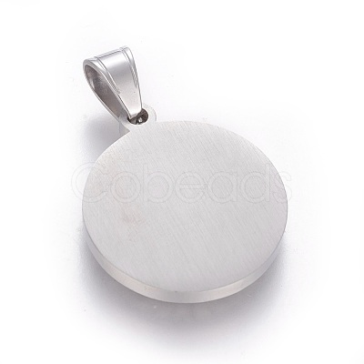 304 Stainless Steel Enamel Pendants STAS-E439-90E-P-1