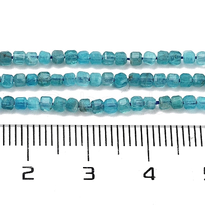 Natural Blue Apatit Beads Strands G-H042-B12-01B-1