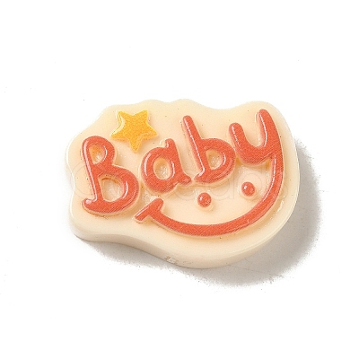 Baby Theme Opaque Resin Decoden Cabochons CRES-L043-B04-1