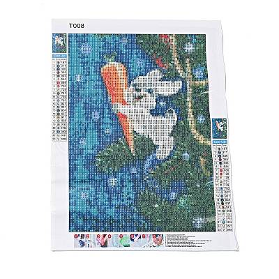 DIY Easter Theme Rabbit Pattern Full Drill Diamond Painting Canvas Kits DIY-G074-01F-1