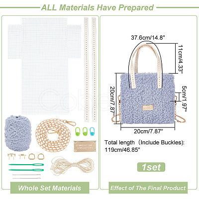 DIY Knitting Crochet Bags Kits DIY-WH0449-63A-1