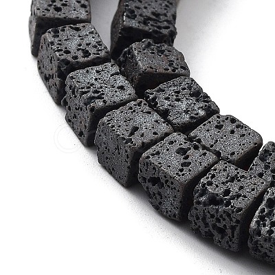 Natural Lava Rock Beads Strands G-H303-C03-1