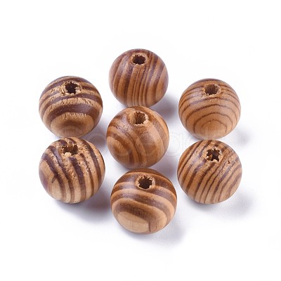 Round Natural Wood Beads WOOD-Q009-18mm-LF-1