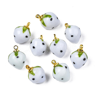 Handmade Porcelain Pendants PORC-N004-152B-16-1