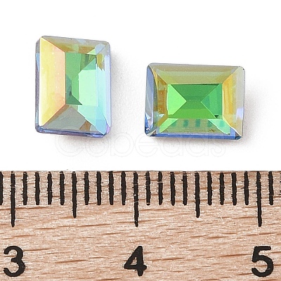 Glass Rhinestone Cabochons RGLA-L029-05A-SPLA-1