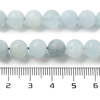 Natural Aquamarine Beads Strands G-G785-06B-01-1