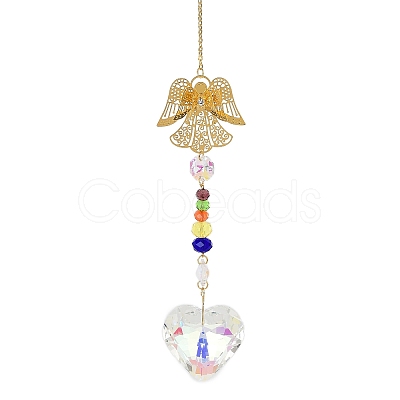 Hollow Alloy Hanging Ornaments HJEW-Q012-05E-1