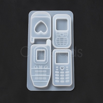 Phone DIY Silicone Quicksand Molds DIY-G079-06A-1