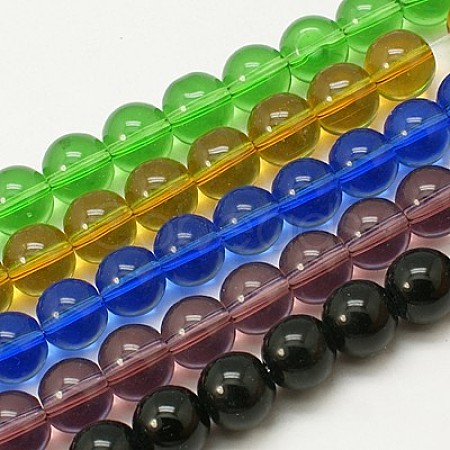 Glass Beads Strands GR4mm-1