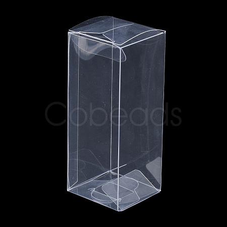 Rectangle Transparent Plastic PVC Box Gift Packaging CON-F013-01C-1