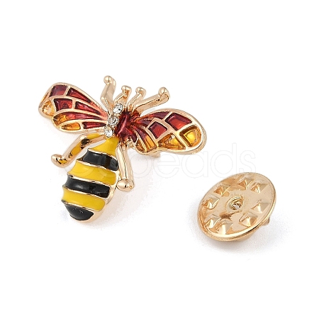 Little Bee Enamel Pins JEWB-S026-01G-C-1