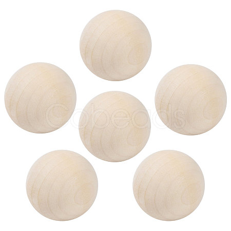 Unfinished Wooden Beads WOOD-WH0025-97-1