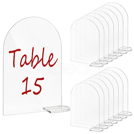 Acrylic Blank Table Signs AJEW-WH0042-23-1