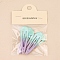 5Pcs Alloy Snap Hair Clips for Girl, Hair Accessories, Pale Turquoise, 50mm